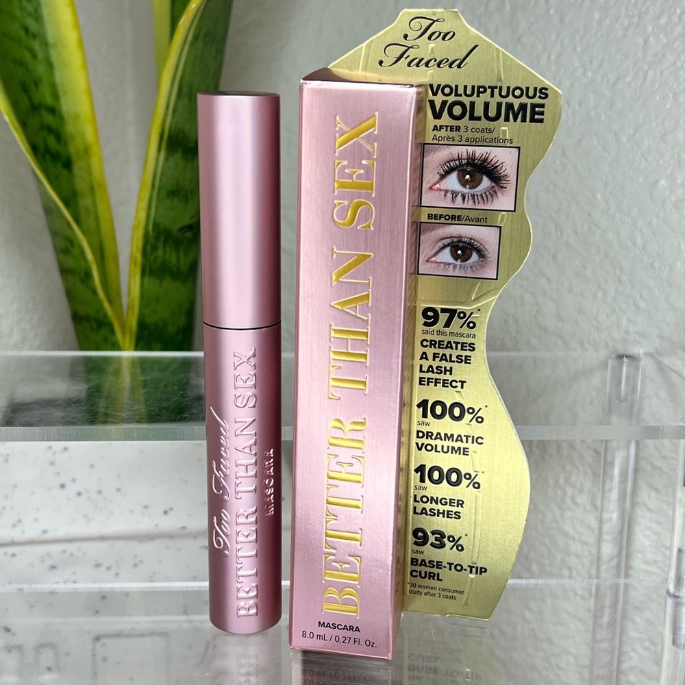 Too Faced Better than Sex Voluptuous Mascara - Black NWB